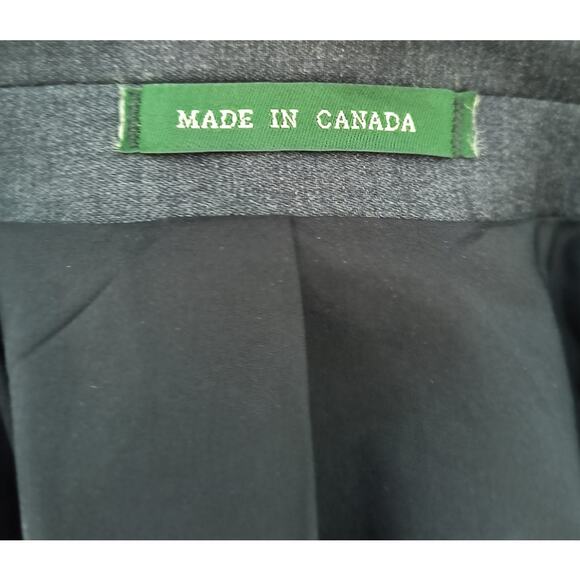 Lauren Ralph Lauren 100% Wool Blazer Jacket Men's Sz 46L Gray 2 Button - Picture 15 of 15